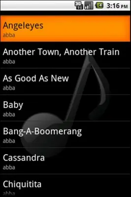 Lyrics android App screenshot 0